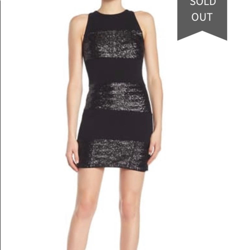Bailey 44 Do the Hustle Sequin Stripe Dress